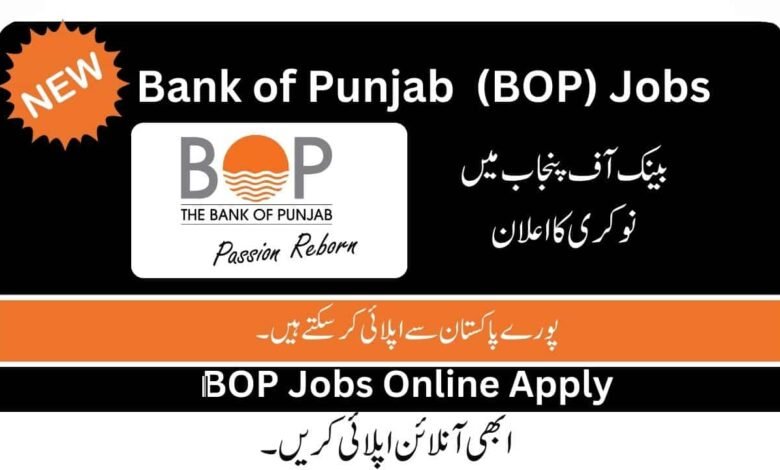 Jobs in Bank of Punjab 2023