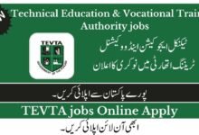 TEVTA jobs in Punjab