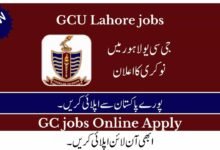 GCU Lahore Jobs 2023 Advertisement