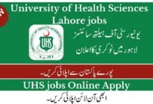 University of Health Sciences Lahore Jobs 2023 Advertisement