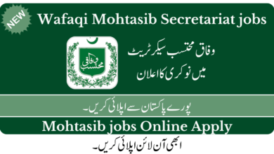 Wafaqi Mohtasib Secretariat Jobs 2023